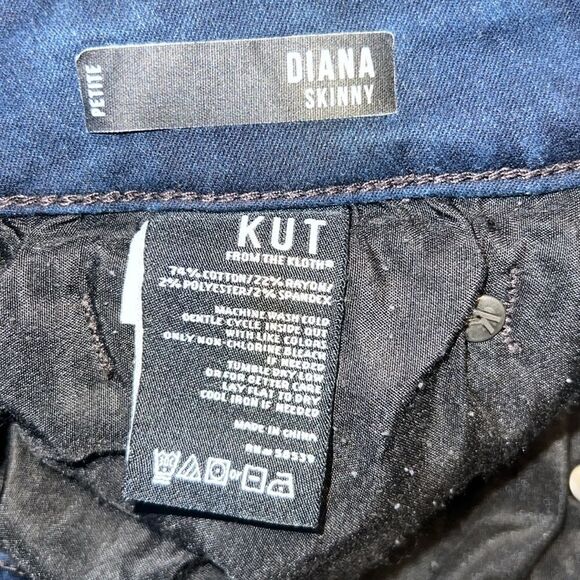 KUT FROM THE KLOTH Diana High Rise Relaxed Fit Skinny Jeans- 8P - Picture 9 of 9